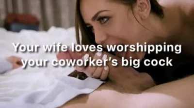 It’s just bad luck that the biggest jerk in your office happens to have a huge cock that your wife is in love with