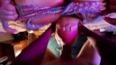 Feeding her my thick cock like the well trained slut she is 