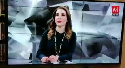 Me lo encontré en Milenio, y lo inmortalicé con ayuda de SKY.