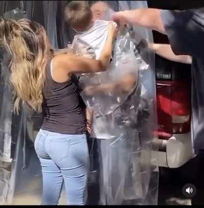 Your daily dose of crazy. I imagine they’re triple-vaxxed, so why are they terrified still?