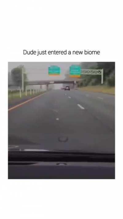 Dude Just Entered a new biome