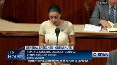 aoc when there is a word, people pay attention to something else