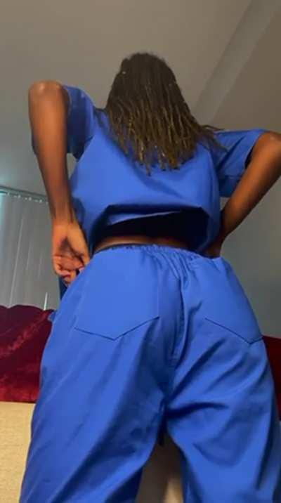 Hi, I’ll be your nurse today. Please get naked, I’m here to collect a sperm sample!