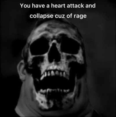 I get really angry sometimes while playing this game. I need to calm down.