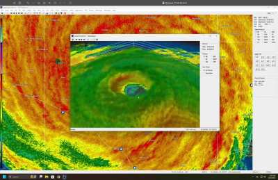 '18 Michael was such a beast. To my knowledge one of the few hurricanes to actually strengthen for a period of time AFTER landfall. (Detailed radar products and 3D view)