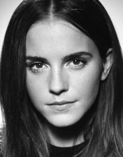 Emma Watson gives you direct eye contact, knowing how weak you are for her. What would you say next?