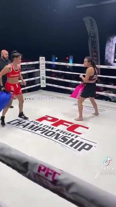 Float like a butterfly sting like a&hellip; pillow?