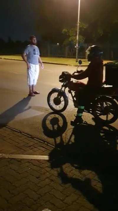 We made the delivery guys drag race. Only in SA 🇿🇦💯