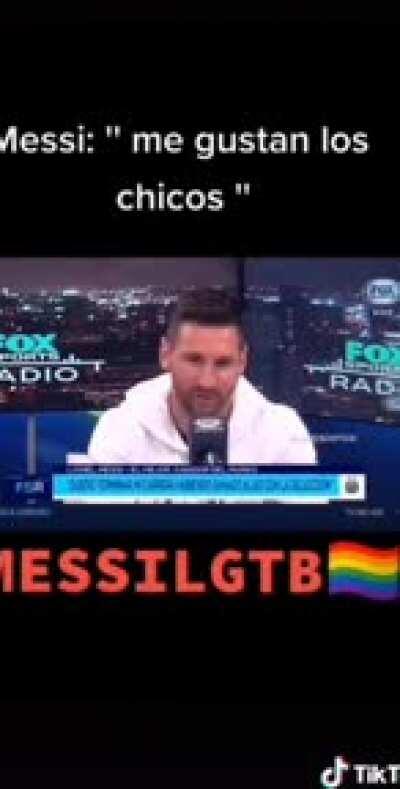 Nooooo se me cayo un idolo messi m4ric0n