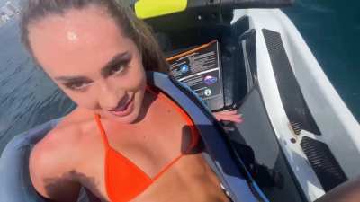 Crazy fun sex on jet ski!