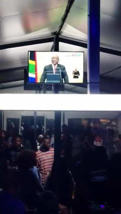 While the president pour his heart to t nation, others don’t give a flying