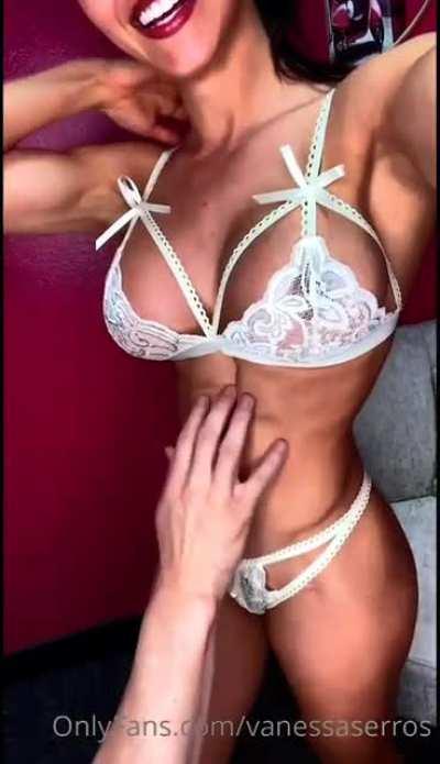 Vanessa Serros has a secret abs punching fetish