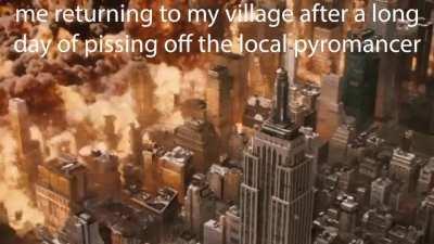 I failed to consider that he would follow me home