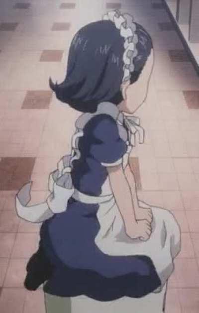 Spinning anime girl for all you lurkers