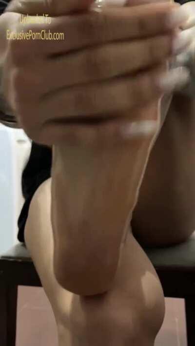 I don't know why you all like this but here's the feet video