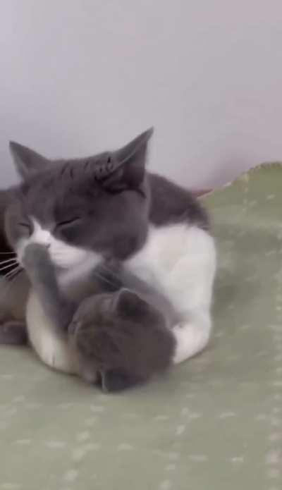 I'm already clean. Let me go, mom