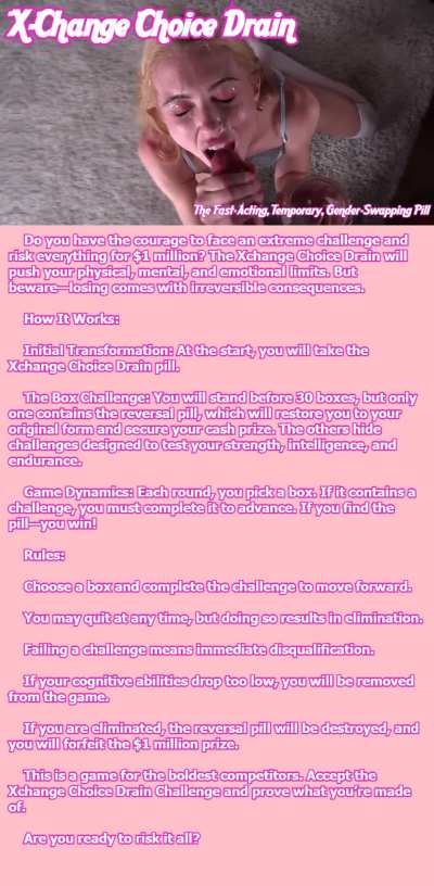 Invitation to the Xchange Choice Drain Challenge