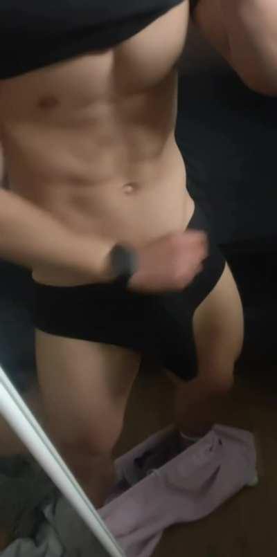 20[m] My favorite part of working out is the post-gym horniness