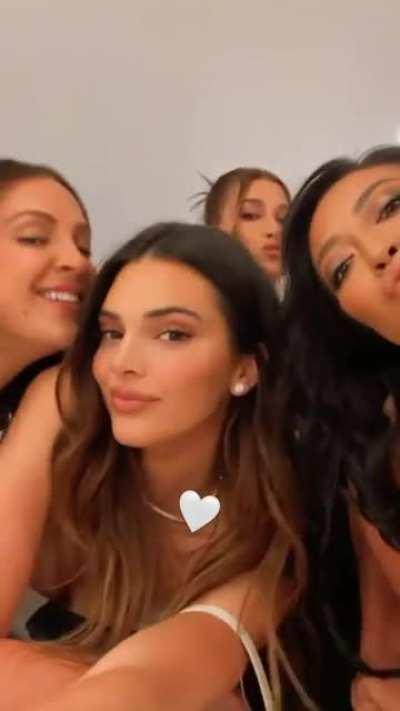 With hailey and girls.