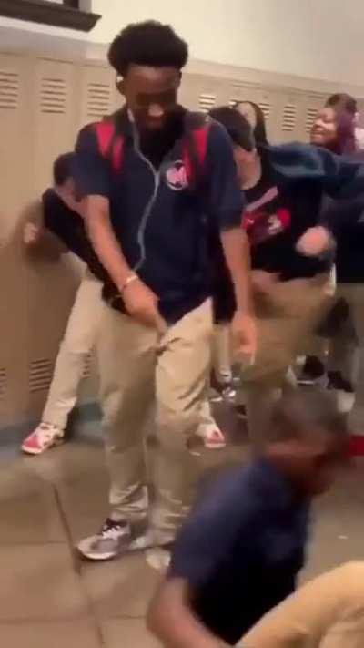 I love the guy breakdancing