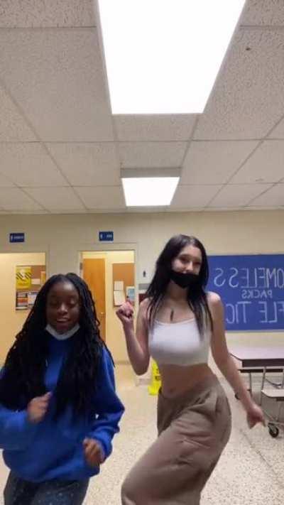 Braless at school