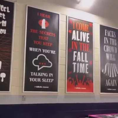 This was how Gillette Stadium welcomed Abel for tonight’s show