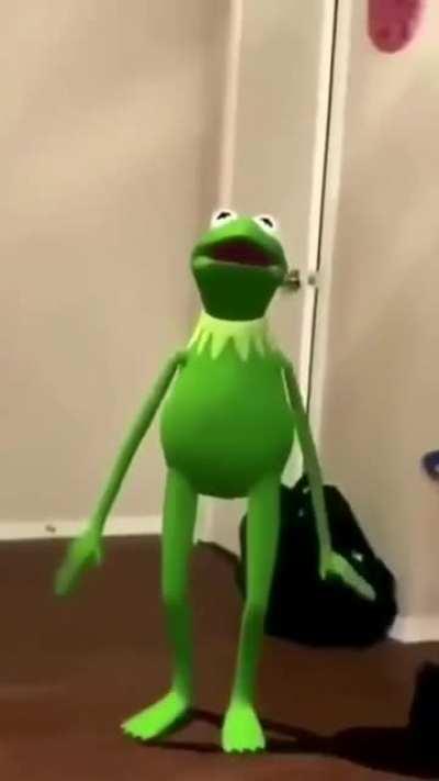Kermit dances to Succession theme (choreography by @cymrogav)