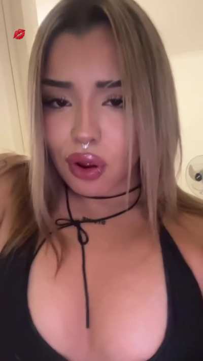 Daddy little girl has a naughty habit to forget wearing panties