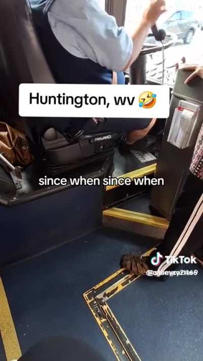 Lady freaks out over having to pay $1 to ride the bus.