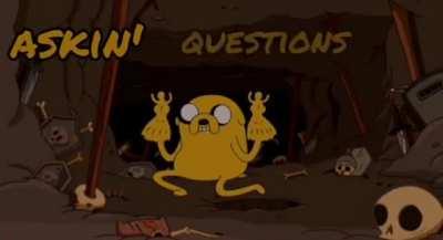 I made one of my favorite Jake songs into a gif! On a Tropical Island, underneath a molten lava moon...