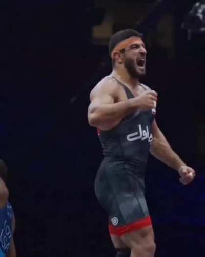 Highlights of Ghasempour he won his 2nd consecutive gold medal at world championship at 92kg after taking out Jden Cox.