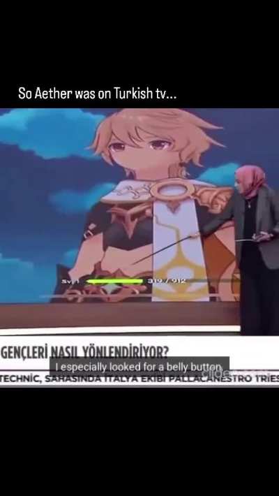 Twinkshaming on a conservative Turkish TV channel