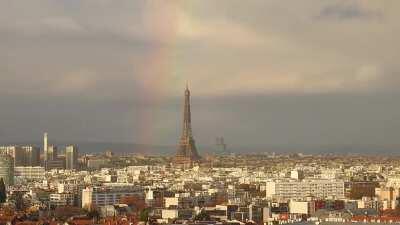 Timelapse of a rainbow