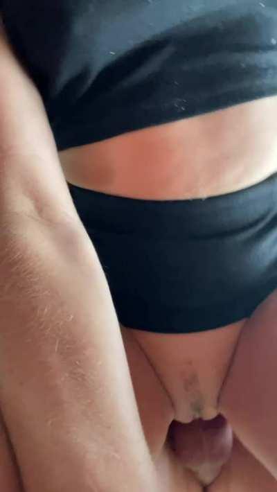 I couldnt stop watching myself getting fucked in POV [FM]