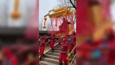 Woman Falls Down From Stairs