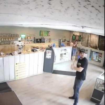 Dumbasses try to rob a head shop but only get a couple of bong hits