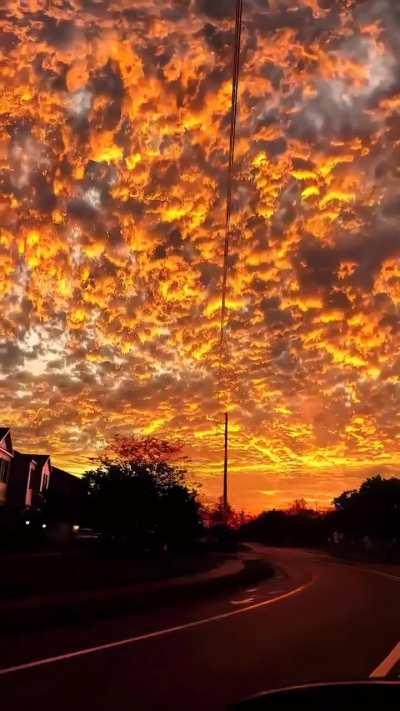 This sunset pattern