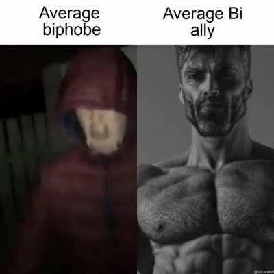 Biphobes are cringe