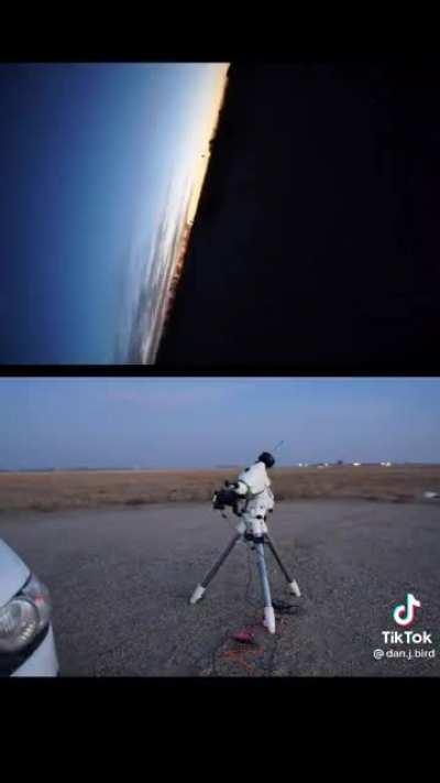 A time lapse at a 24h time lapse of the sun
