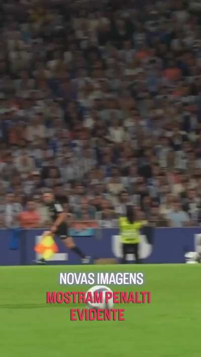 Novo ângulo do lance de penalti