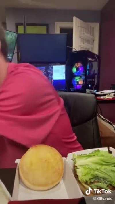 The way this dude doesn't let his disability stop him.