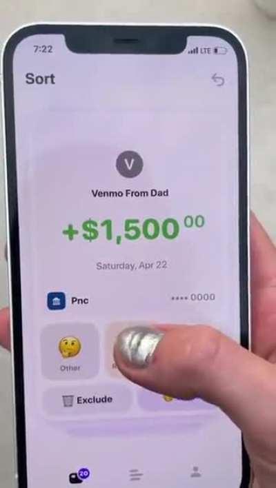 Daughter profits from her parents divorce.