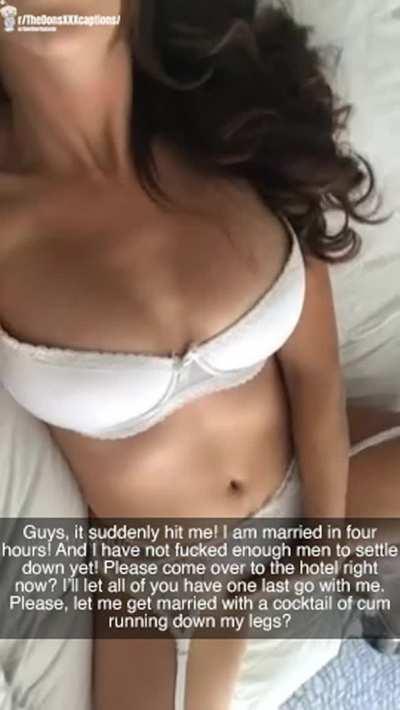 My best man showed me this message from my bride the day after our wedding