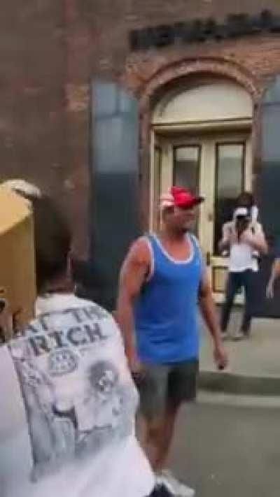 BLM protest in small town met with opposition