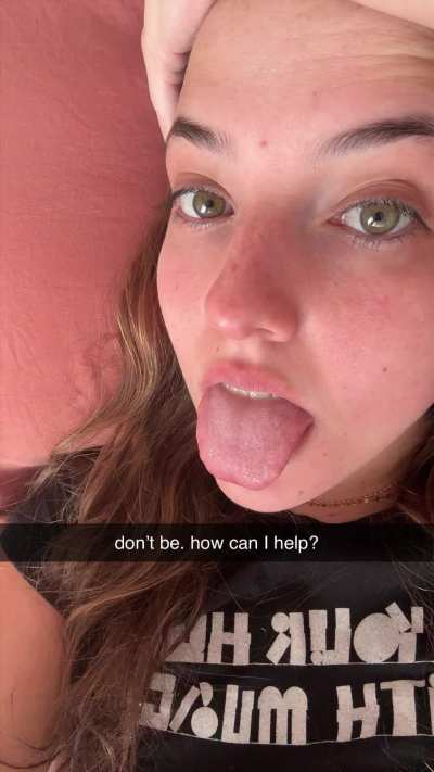 I help step bro’s nerves by sucking his dick