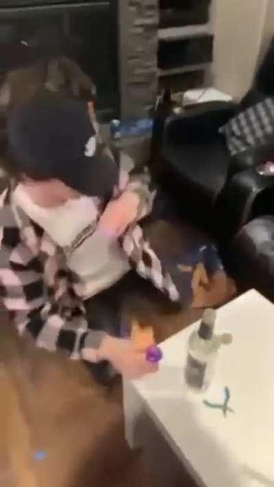 Another flaming shots video