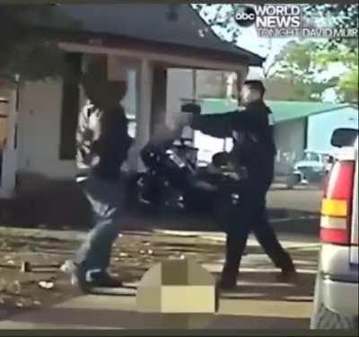 Near death experience for an officer