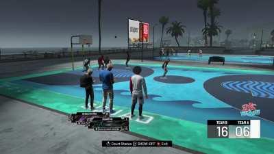 I just witnessed a man die and his soul drag his corpse across the court