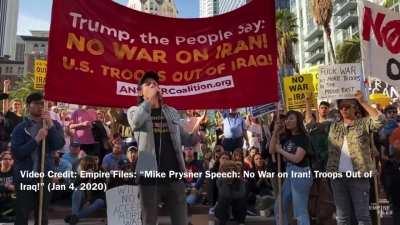 “But the people of Iran; the people of Iraq; if you take way the different language; you take away the different culture; we have a lot in common with them right? What’s life like there? You go to work, try to save a little bit of money to have a future.”