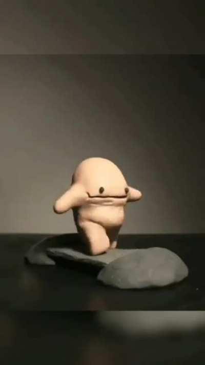 This cute clay dude made me smile